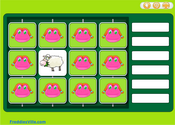 Farm Animals Memory Game