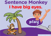 Body Parts Sentence Monkey Game