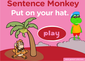 Clothes Sentence Monkey Game