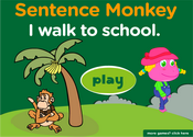 Transportation Sentence Monkey Game