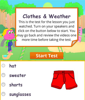 clothes weather test