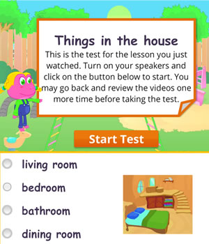 Things in the House Vocabulary, English Lesson