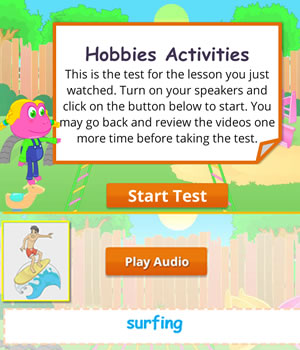 hobbies test