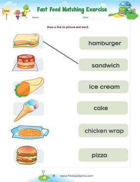 food word match