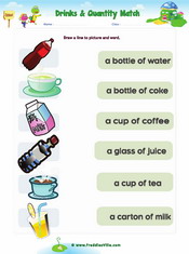 Drinks Matching Exercise