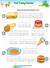 Food Tracing Worksheet