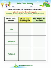 Pets Tracing Worksheet
