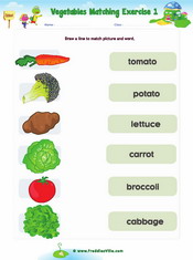 Vegetable Matching Exercise2