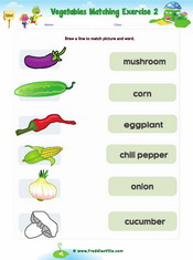 Vegetable Matching Exercise1